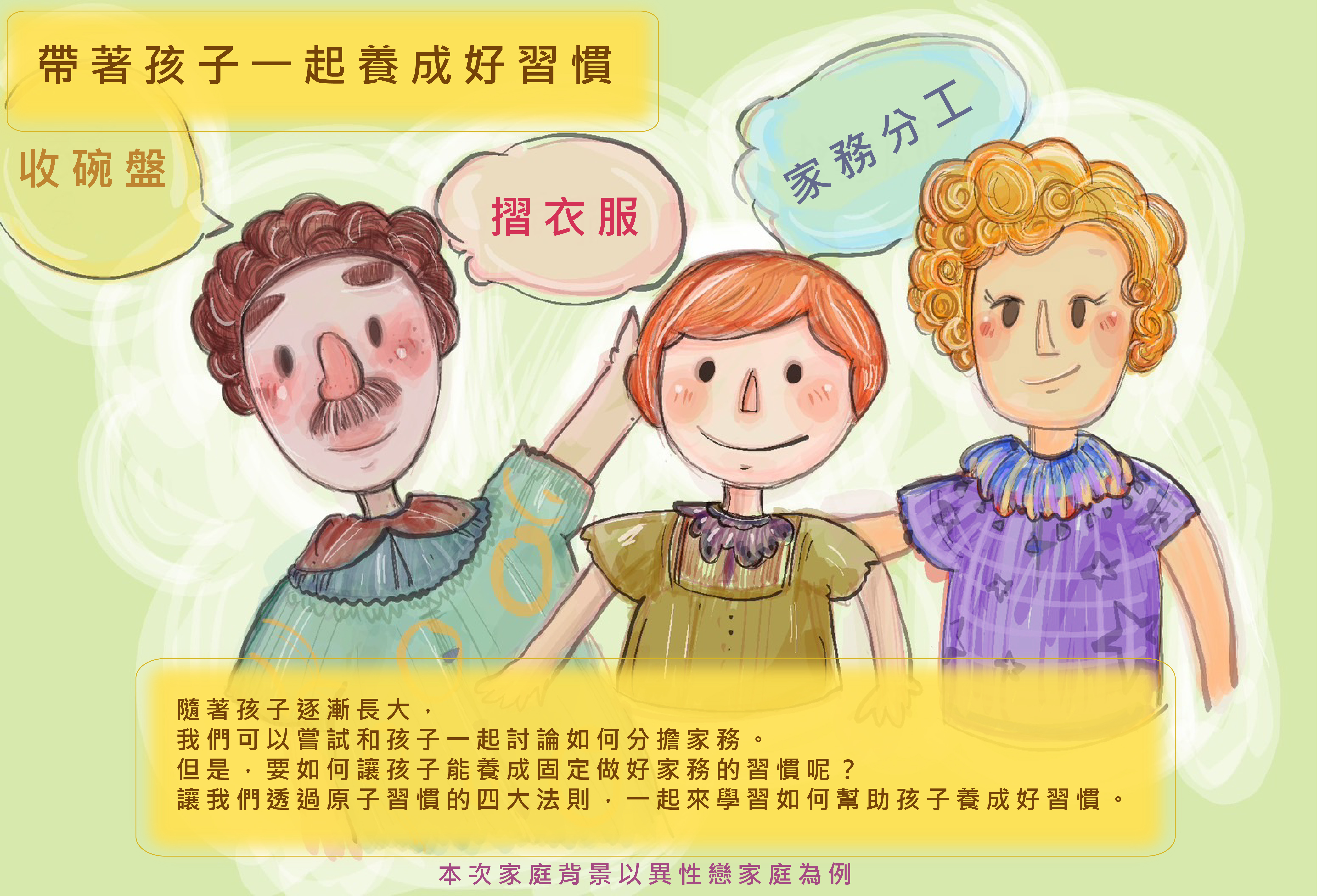 帶著孩子一起養成好習慣封面圖