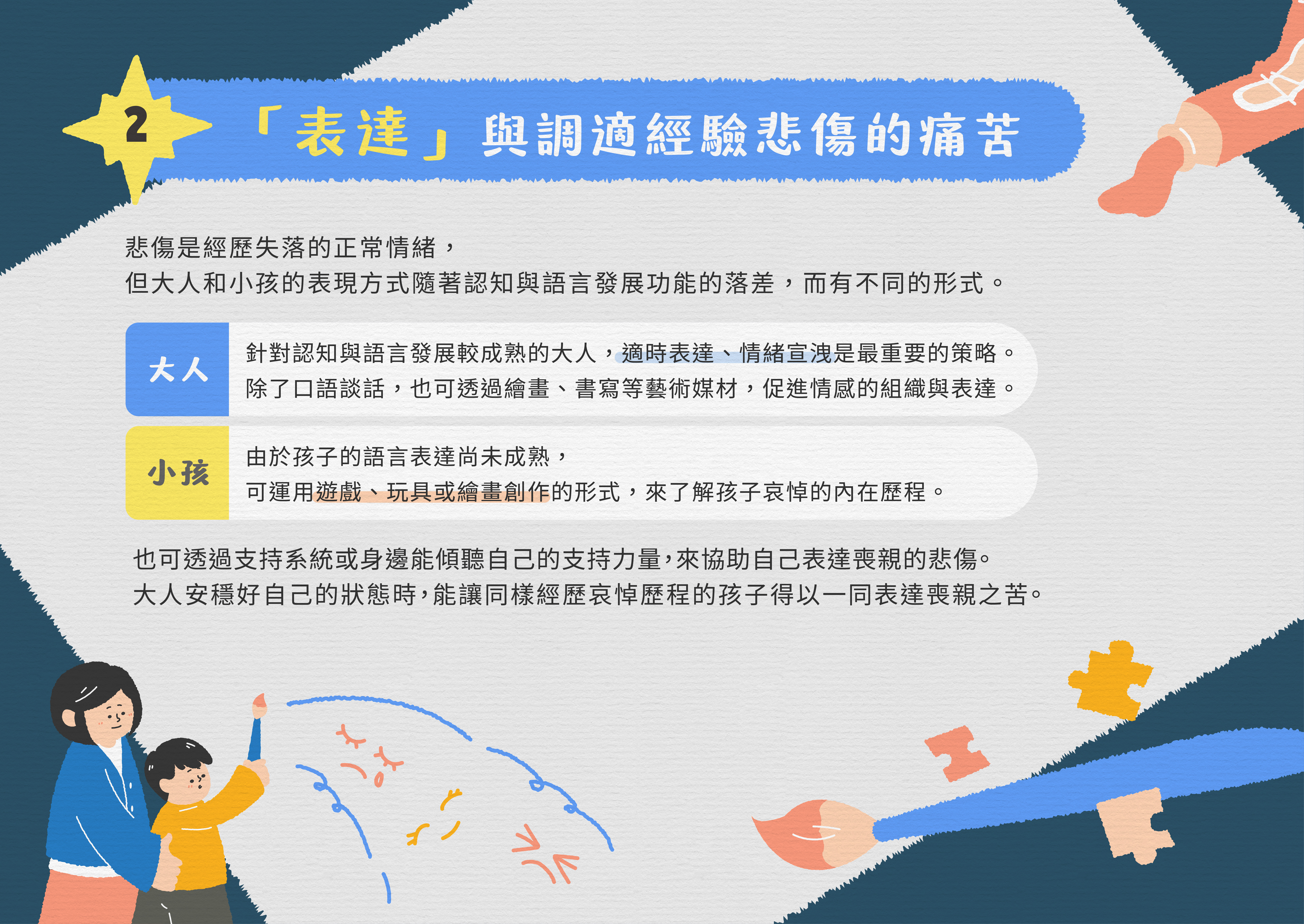 和孩子一起走過失落-喪親家庭的悲傷輔導
